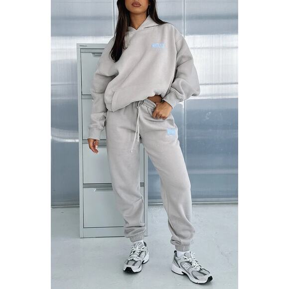 WHITE FOX Archive 6.0 Sweatpants Large: Hoodie Small Set Dove Gray Baby Sky Blue - Picture 1 of 7
